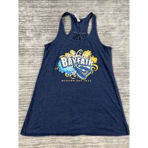 San Diego Bayfair 2022 Top Womens‎ Medium Blue Tank Sleeveless Casual